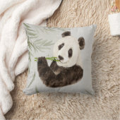 かわいいパンダのクマ動物の竹野生動物 クッション (ブランケット)