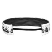 かわいいパンダのクマ アスレチックヘッドバンド (裏面)