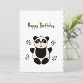 かわいいパンダのクマ シーズンカード (スタンド正面)