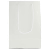 かわいいパンダのクマby竹木 ミディアムペーパーバッグ (裏面)