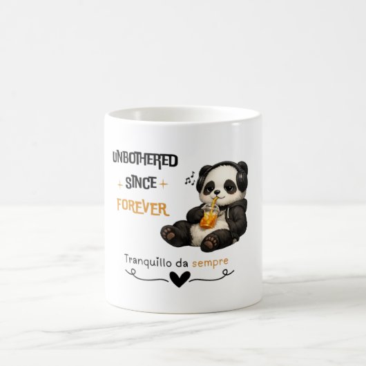かわいいパンダのコーヒーマグ コーヒーマグカップ (中央)