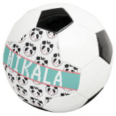 かわいいパンダのサッカー ファン 名前入り サッカーボール (3/4)
