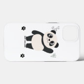 かわいいパンダのスマホケース - のんびりかわいいアニマル Case-Mate iPhoneケース (裏面 (横))