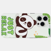 かわいいパンダのスマホケース Case-Mate iPhoneケース (裏面 (横))
