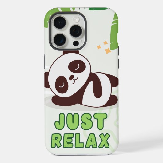 かわいいパンダのスマホケース iPhoneケース (裏面)