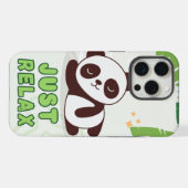 かわいいパンダのスマホケース iPhoneケース (裏面横)