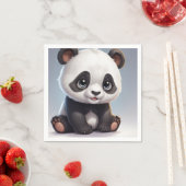 かわいいパンダのナプキン スタンダードカクテルナプキン (インサイチュ)