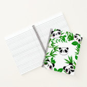 かわいいパンダのノート 子供用 ノートブック (内部)