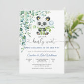 かわいいパンダのベビーシャワー招待状 招待状 (スタンド正面)