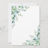 かわいいパンダのベビーシャワー招待状 招待状 (裏面)