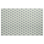 かわいいパンダのペア&竹の水彩柄 ファブリック (ヤード)