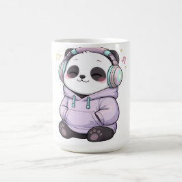 かわいいパンダのマグカップ | かわいいヘッドホンのコーヒーカップ コーヒーマグカップ