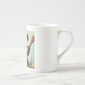 かわいいパンダのマグカップ ボーンチャイナマグカップ (右)