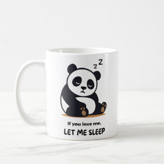 かわいいパンダのマグカップ 睡眠中  コーヒーマグカップ