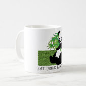 かわいいパンダのマグ コーヒーマグカップ (正面左)