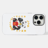 かわいいパンダのラーメン iPhoneケース (裏面横)