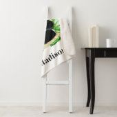 かわいいパンダの名前をカスタムする毛布 シェルパブランケット (インサイチュ)