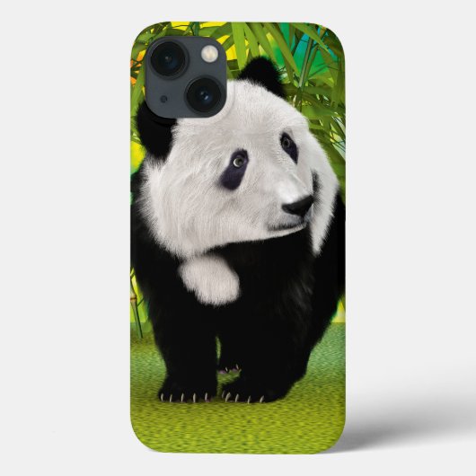 かわいいパンダの子熊 かわいい動物好きへのギフト Case-Mate iPhoneケース (裏面)