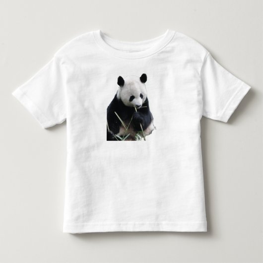 かわいいパンダの幼児服 トドラーTシャツ (正面)