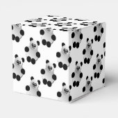 かわいいパンダの柄 フェイバーボックス (裏面サイド)