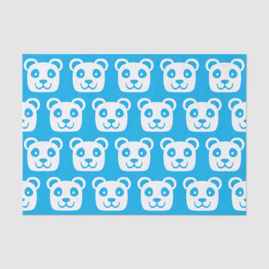 かわいいパンダの柄 薄葉紙 (正面)