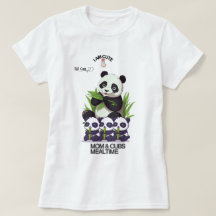 かわいいパンダの母Tシャツ – お母さんの日ギフト