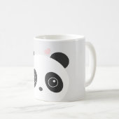 かわいいパンダの灰色のマグ コーヒーマグカップ (正面右)