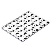 かわいいパンダの白黒の模様 ノートブック (左側)