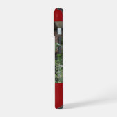 かわいいパンダの背景、名前、 iPhone 15ケース (左側面)