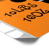 かわいいパンダの誕生お知らせ ポスター (角)