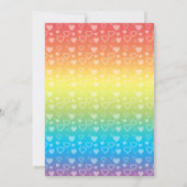 かわいいパンダの誕生日招待状 招待状 (裏面)