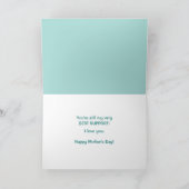 かわいいパンダの赤ちゃん マザーズデー カード (内部)