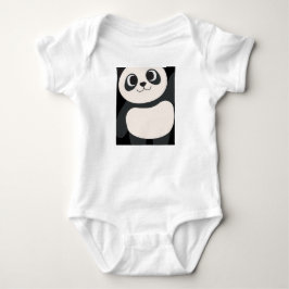 かわいいパンダの赤ちゃんTシャツ 👶😇 ベビーボディスーツ