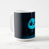 かわいいパンダの雰囲気 コーヒーマグカップ (正面左)