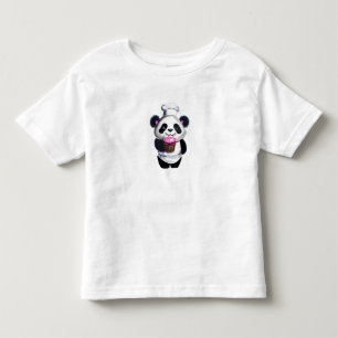 かわいいパンダのTシャツ トドラーTシャツ