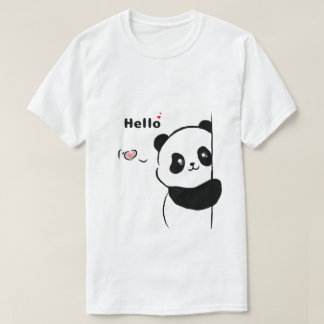 かわいいパンダのTシャツ | 動物おもしろい図 Tシャツ