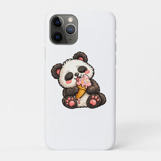かわいいパンダアイスクリーム Case-Mate iPhoneケース (裏)