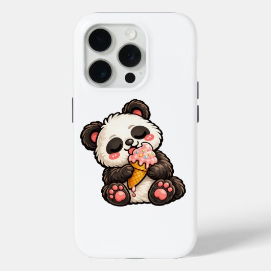 かわいいパンダアイスクリーム Case-Mate iPhoneケース (裏面)
