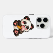 かわいいパンダアイスクリーム Case-Mate iPhoneケース (裏面 (横))