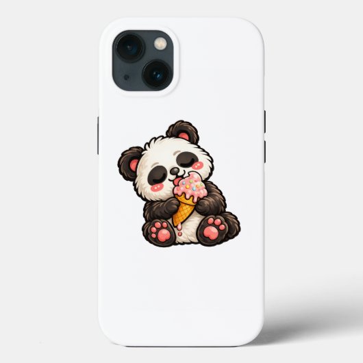 かわいいパンダアイスクリーム Case-Mate iPhoneケース (裏面)