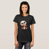 かわいいパンダアイスクリーム Tシャツ (正面フル)