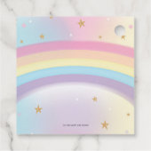 かわいいパンダアート絵を描パーティー誕生日ありがとう フェイバータグ (裏面)