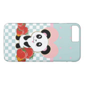 かわいいパンダイチゴかわいい Case-Mate iPhoneケース (裏面(横))
