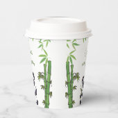 かわいいパンダキディバースデーパーティー紙カップ 紙コップ (左)