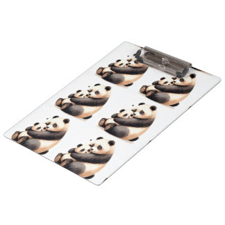 かわいいパンダクリップボード クリップボード