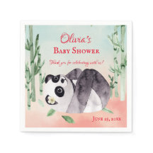 かわいいパンダジェンダー赤ちゃんシャワー