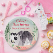 かわいいパンダジェンダー赤ちゃんシャワー ペーパープレート (パーティー)