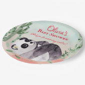 かわいいパンダジェンダー赤ちゃんシャワー ペーパープレート (アングル)