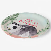 かわいいパンダジェンダー赤ちゃんシャワー ペーパープレート (アングル)