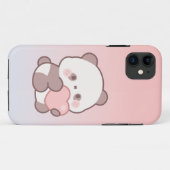 かわいいパンダハートiPhone 11 カバー (裏面(横))